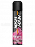 NISHMAN Спрей-краска для волос MECH SPRAY - PINK 150 ML