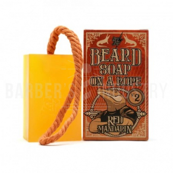 HEY JOE Beard Soap on a Rope Nº2  Red Mandarin Мыло для бороды, красный мандарин 150 гр