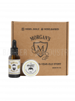 Morgan's Подарочный набор масло для бороды 30 мл + крем для бороды и усов 30 мл